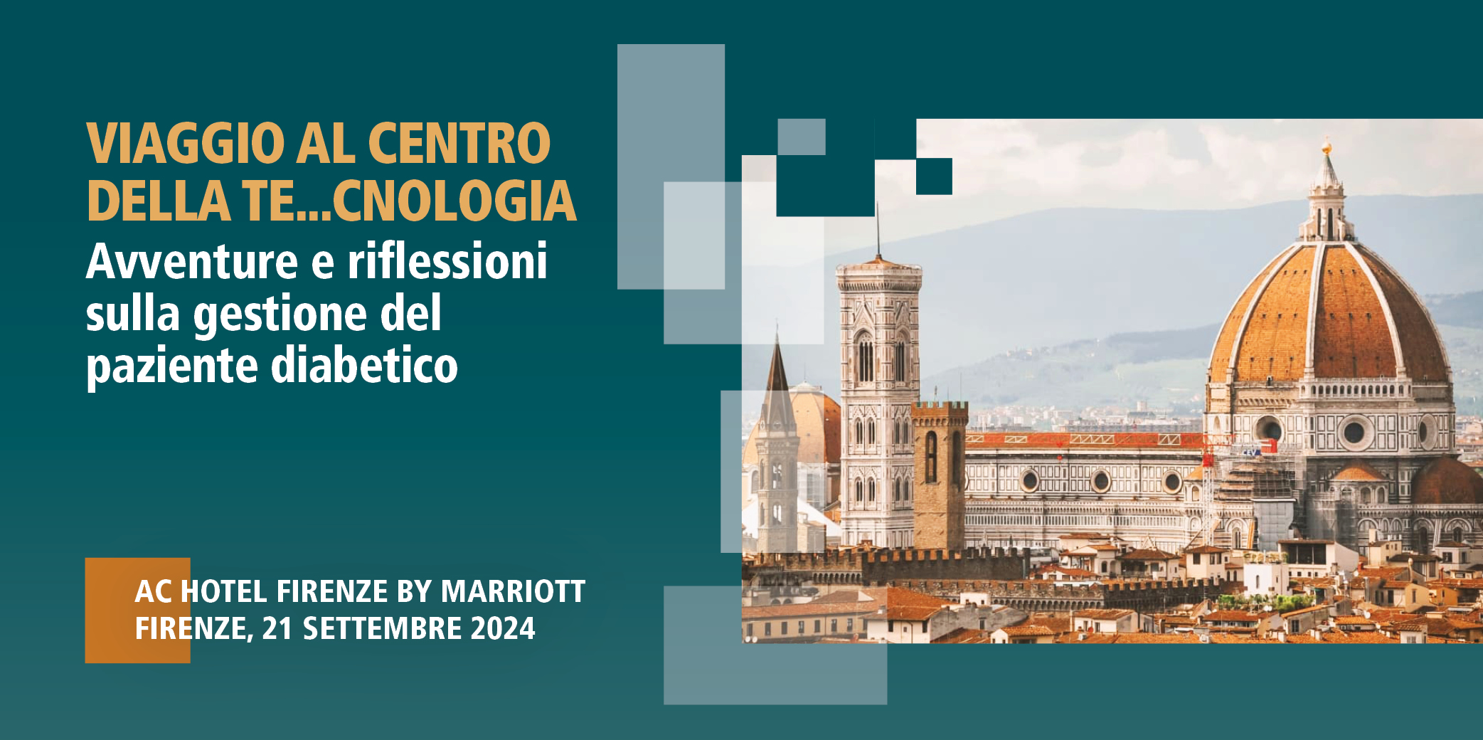 VIAGGIO AL CENTRO DELLA TE…CNOLOGIA- Avventure e riflessioni sulla gestione del paziente diabetico – Firenze, 21 Settembre 2024
